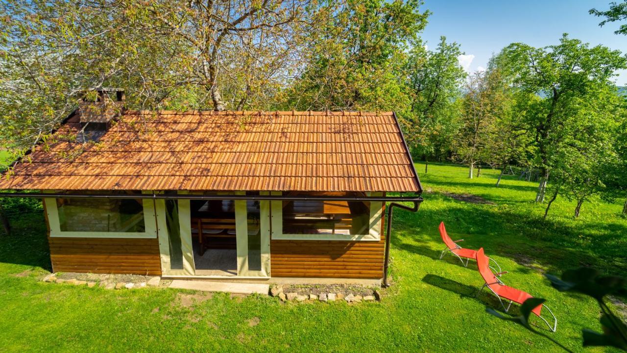 Holiday Home "Sleme" With Jacuzzi, Big Garden And Arbor With Fireplace Skrad Exteriör bild